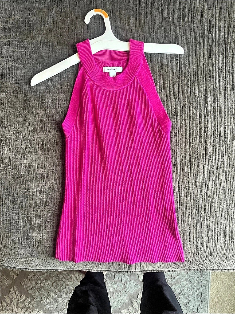 Nine West Ribbed Mini Dress in Pink Size XS Like New